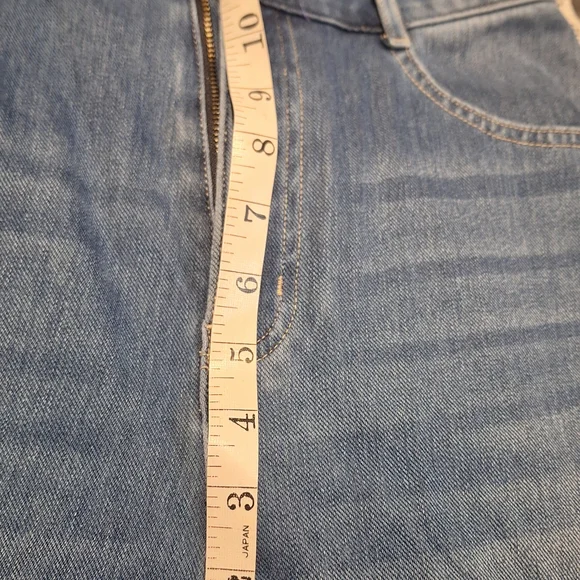 Halara Flex Cuffed Classic Blue Women's Jeans, Size M - Picture 5 of 6